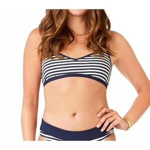 NEW CARVE DESIGNS women's stinson top in navy stripe